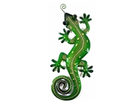 Metal Wall Art - Green Gecko