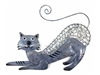 Metal Wall Art - Pouncing Cat