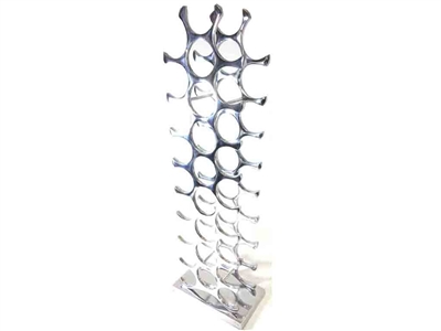 Floor Standing 27 Bottle Metal Wine Rack