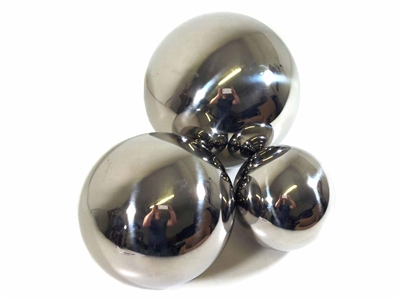 Stainless steel garden gazing balls