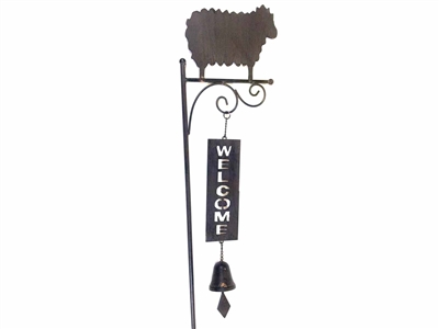 Ornament metal art sculpture welcome stake