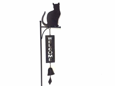 Ornament metal art sculpture welcome stake
