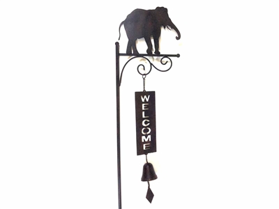 Ornament metal art sculpture welcome stake