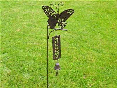 Ornament metal art sculpture welcome stake