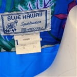 Blue Hawaii Sportswear Honolulu 70's Vintage Shirt