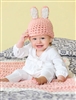 Bunny Hat & Blankie 9212