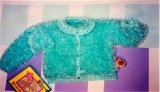 Friends, Inc. Child's Mustachio Lace Trim Cardigan