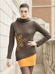 Blue Sky Fibers Graphic Pullover Techno Yarn Pattern