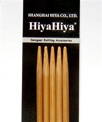 HiyaHiya Bamboo Double Points 5"