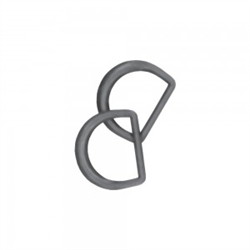 Clover: D Rings  1 1/4 inch