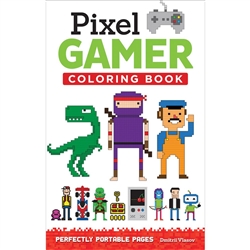 Pixel Gamer Coloring Book