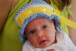 Itsy Bitsy  Baby Boy Infant Hat and Booties