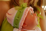 Itsy Bitsy Baby Girl Infant Hat and Booties