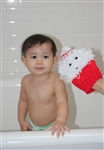 The Sassy Skein's Child's First Wash Cloth Santa Kit