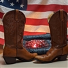 VINTAGE Wrangler Cowboy Cowgirl Roper Boots