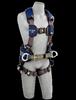 3M DBI-SALA Fall Protection ExoFit&trade; NEX&trade; Multi-Purpose Harness With Sewn In Hip Pad and Belt, M, 420 lb, Blue&#047;Gray