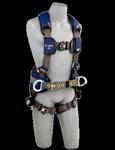3M DBI-SALA Fall Protection ExoFit&trade; NEX&trade; Multi-Purpose Harness With Sewn In Hip Pad and Belt, L, 420 lb, Blue&#047;Gray