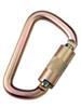 3M DBI-SALA Fall Protection Saflok&trade; Reusable Fixed Carabiner, 310 to 420 lb Load, Stainless Steel