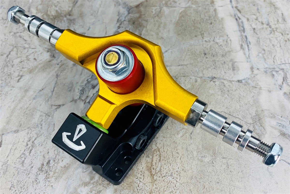 CNC Machined Billet 6061-T6 Downhill Trucks, Dont Trip DH-Cybins