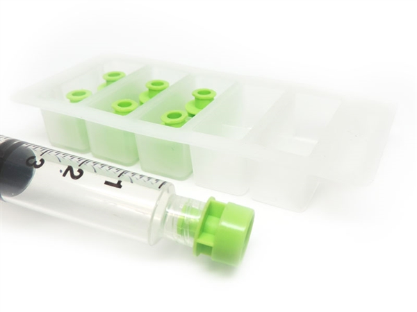Prep-Seal™ Blue Luer Lock Cap Sterile for IV Syringes cs/10trays