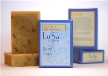 calendula natural handmade organic baby soap