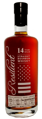 Resilient 14 year old Straight Bourbon Whiskey Barrel #127, 111.6 proof (750ml)