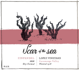 Scar of the Sea Zinfandel Lopez Vineyard 2020 (Santa Maria Valley, California) (750ml)