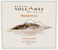 Bodega Volcanes Carmenere 2020 (Central Valley, Chile) (750ml)
