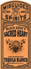 Misguided Spirits Black Dove's Sacred Heart Blanco Tequila 100% de Agave Azul (1L)