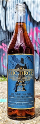 Mic Drop, 7 Year Old Straight Bourbon, Bottled 2022, 116 proof (750ml)