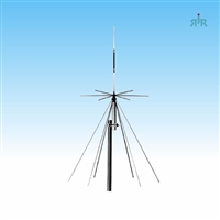 Base Antenna Wideband. Receive 25-1300 MHz, Transmit 26-1200 MHz CB, Amateur, Low Band. TRAM 1411