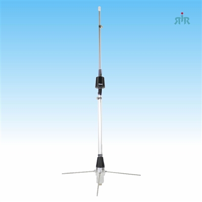 Base Antenna UHF Tunable To 400-500 MHz. 5/8 Wave over 5/8 Wave, 5 dBd Gain, Aluminum, 200 Watt. TRAM 1450