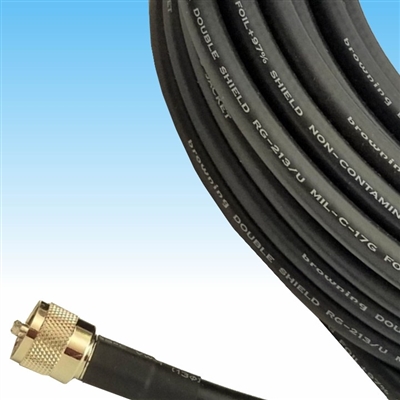 RG-213U Coaxial Cable with UHF/ PL259