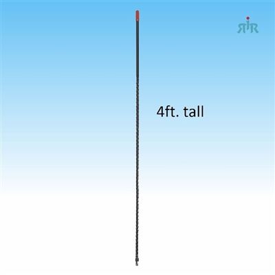 4BHC Antenna 26-29 MHz, 3/8 x 24 Thread Mounting, 1500 Watts