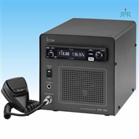 ICOM A220B Base Air Band Radio with Power Supply and Cabinet