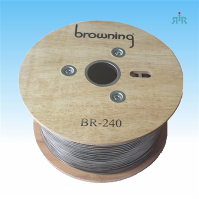 Coaxial Cable LMR240 Type, 50 Ohms, 500 ft. Reel. Browning BR240