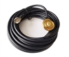 TRAM 1250 Hole NMO Antenna Mount with 17ft Coax Cable with solid center conductor Mini-UHF connector