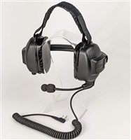 OTTO CLEARTRAK NRX Behind The Head Noise Reduction Headset With PTT. V4-11223-S. Kenwood K1 Type Connector