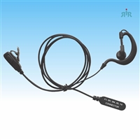 Earpiece E325 over Ear type with Mic and PTT for Motorola, Icom, Kenwood, Vertex.