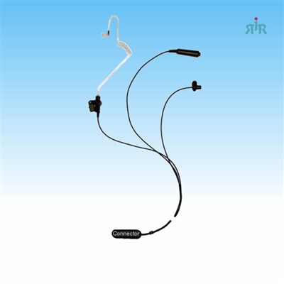 Earpiece 3-Wire with Mic and PTT for Motorola, Icom, Kenwood, Vertex etc. E344 