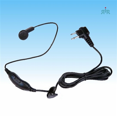 Earpiece E828 Single Wire Mic with PTT and VOX Rready for Motorola CP200 PR400 GP300 etc,