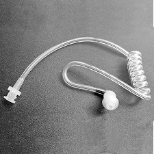 Clear Acoustic Ear Tube For Two Way Radio Earpiece Headset