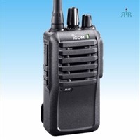Icom F3001 VHF, F4001 UHF Analog Waterproof 5 Watts Portable Radios