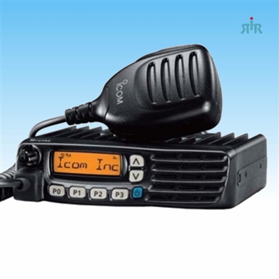 ICOM F5021 VHF, F6021 UHF Analog Mobile Radios. 50W, 128 Channels, Display