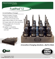 Klein Electronics FUELPAD-12 Organizing Pad for Portable Radios Chargers