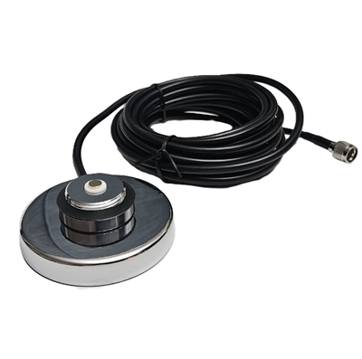 Magnet NMO Antenna Mount 3" Chrome Steel NB70-MUHF