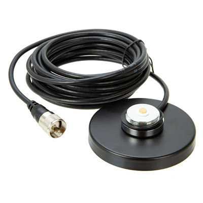 Magnet NMO Antenna Mount 5" Chrome Steel NB90