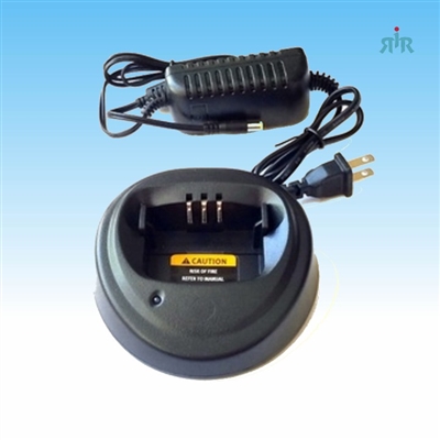 Charger for Motorola CP200, EP450, CP150, PR400, etc. NiCD/NiMH/Li-Ion Batteries.