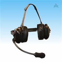 Klein Electronics TITAN-FELX- GP Dual-Muff Extreme Noise Reducing Headset with Flex Boom Mic, Gel Pads.