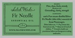 Fir Needle essential oil  .5 oz